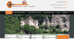 Desktop Screenshot of ici-dordogne.com