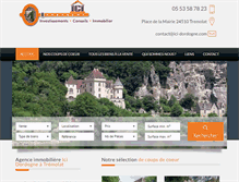 Tablet Screenshot of ici-dordogne.com
